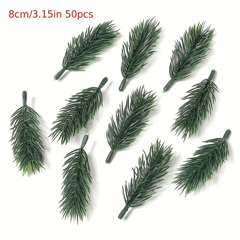 10/20 Stück Kiefernzweige Künstliche Pflanzen Weihnachten Hochzeit Heim Baumdekoration DIY Handwerk Bouquet Geschenkbox Künstliche Nadelpflanzen – Detail 13
