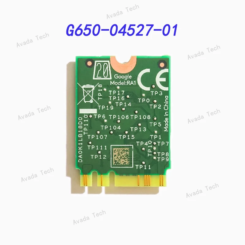 Avada Tech G650-04527-01 Coral M.2 Accelerator with A + E key usb accelerator