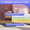 10 Inch Mattress Base Foam Mattress ,Removable Soft Cover,Twin mattresses for Bed Frame, Bunk Bed, Trundle, Daybed，White 4