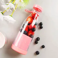 Rechargeable Mixers Fresh Fruit Juicers Usb Portable Juicers Bottle Mini Fast Electric Portable Smoothie Ice Blender