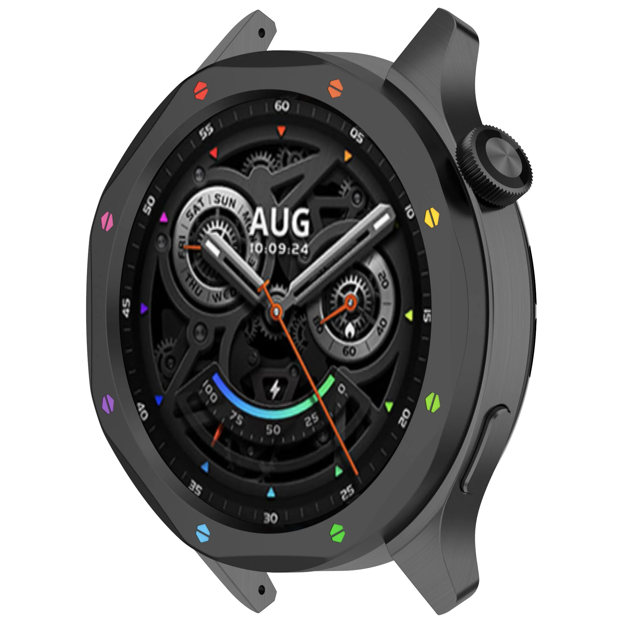 Premium Metal Bezel Ring with Tempered Screen Protector