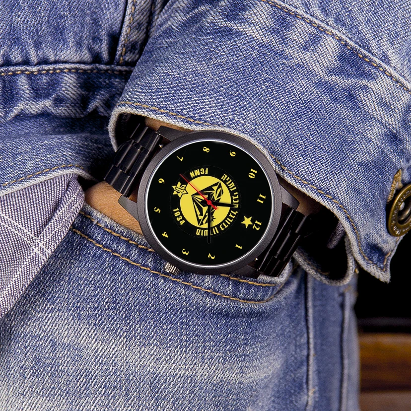 Premium Personalized Black Dial Quartz Watches - Unisex Gift Edition with Commemorative Box