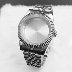Neiton Men's Sapphire Glass Fashion Waterproof Watch Case with Jubilee Stainless Steel - 36mm case NH35 NH36 (3)