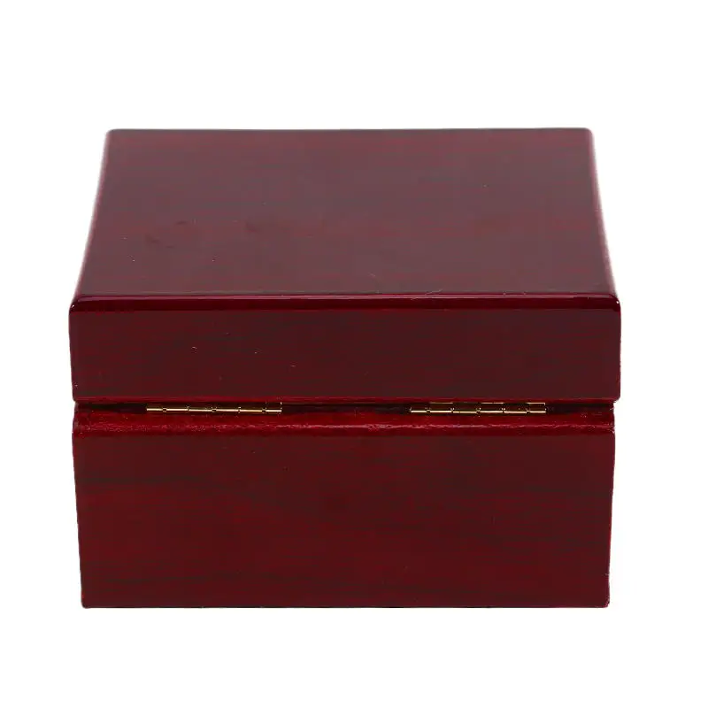 Luxuriöse Holz-Uhrenbox mit Präsentationskissen, Schmuck- und Armband-Etui für Herren und Damen, Sammler-Aufbewahrung mit Glasdeckel, Geschenkbox – Detail 13