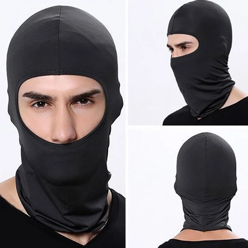 Cycling Motorcycle Face Mask Outdoor Sports Hood Full Cover Face Mask Balaclava Summer Sun Rotection Neck Scraf Riding Headgear