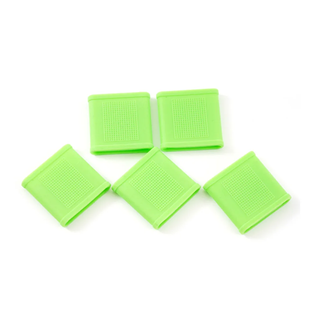 Description Picture 6 of item10 Pcs Set Silicone Golf Finger Sleeves Finger Band Sports Non-Slip Hand Protector for Basketball Tennis Golf