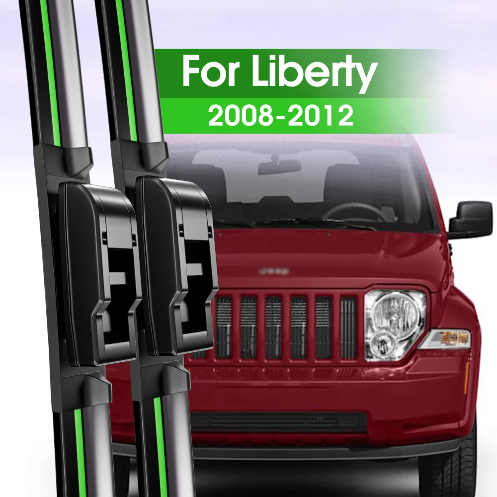 

2pcs Front Windshield Wiper Blades For Jeep Liberty KK 2008-2012 2009 2010 2011 Windscreen Window Accessories