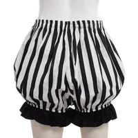 Lolita Bloomers Women Vintage Cosplay Bottoming Pumpkin Striped Shorts - Image 5