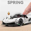 1:24 Jesko Attack Alloy Sports Car Model Diecast Metal Racing Car Model Simulation Sound and Light Childrens Toy Gift 5