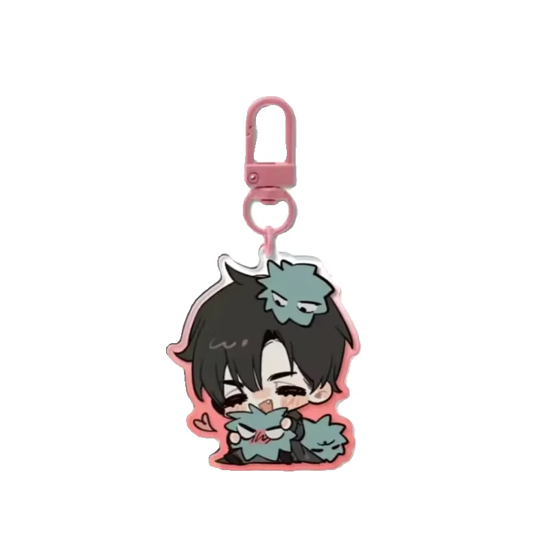 Alien Stage Anime Keychain Women Ivan Till Acrylic Key Chain Toy Man Kawaii Key Ring Bag Pendant Ornament Manga Good Friend Gift