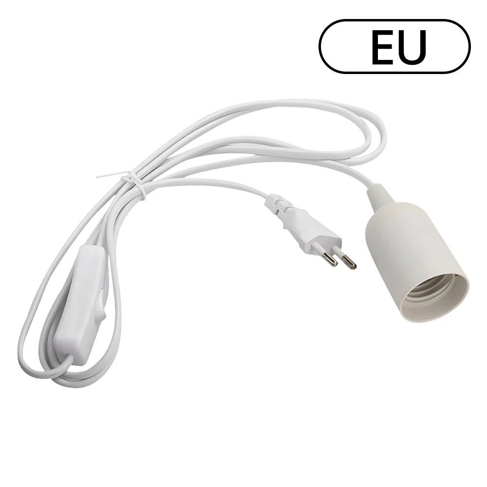1.8m Power Cord Cables E27 Lamp Base Holder Switch Wire Pendant Led Bulbs Fixture Hanglamp Socket Light Accessory lamp holder lamp bulb holder lamp base