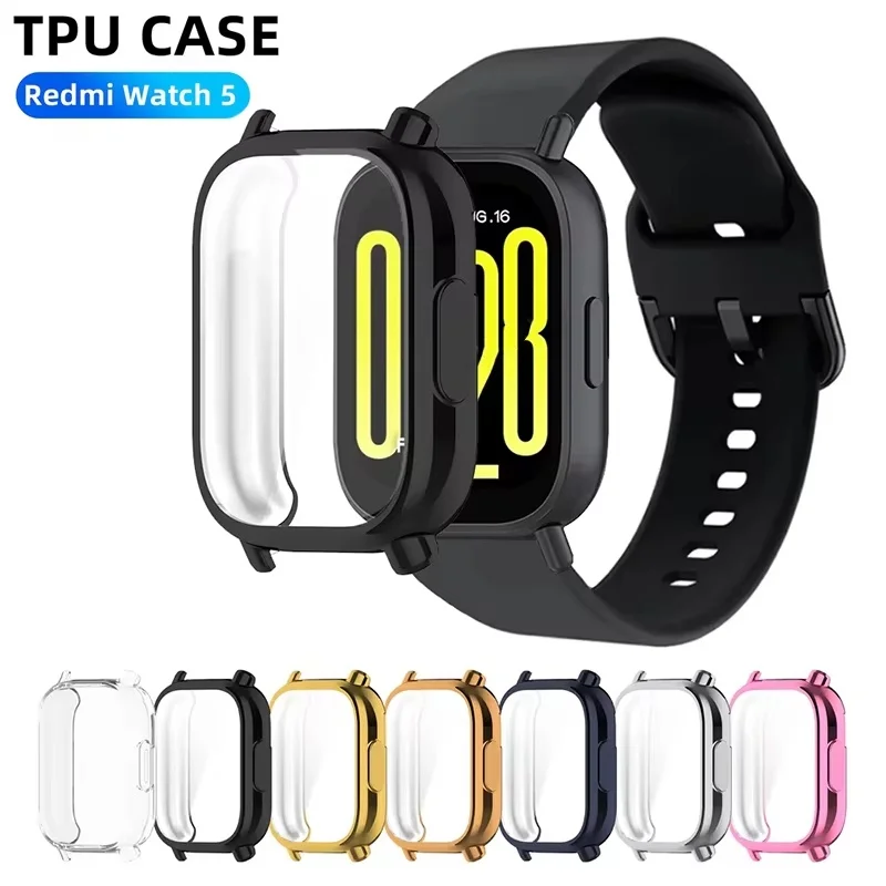 Durable TPU Protective Cover for Smart Watch Screen Protector and Bumper Case