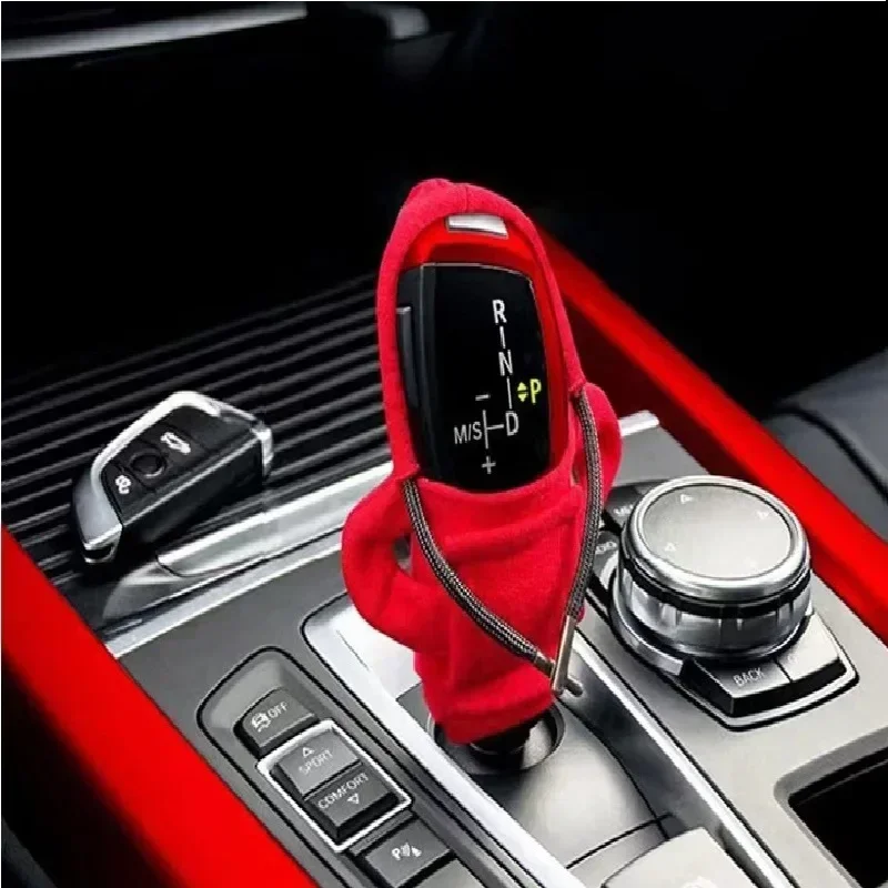 Universal Gear Shift Hoodie Cover - Stylish Car Interior Decoration and Novelty Gift