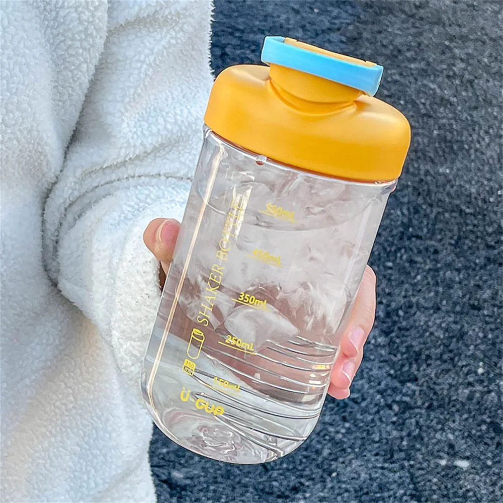 Portable Shake Cup Protein Powder Fitness Sports Cup Mixing Shaker Bottles