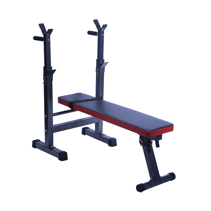 MIYAUP-Adjustable Folding Barbell Rack, Strength Training Benches, Workout Weight, Home Fitness Exercise