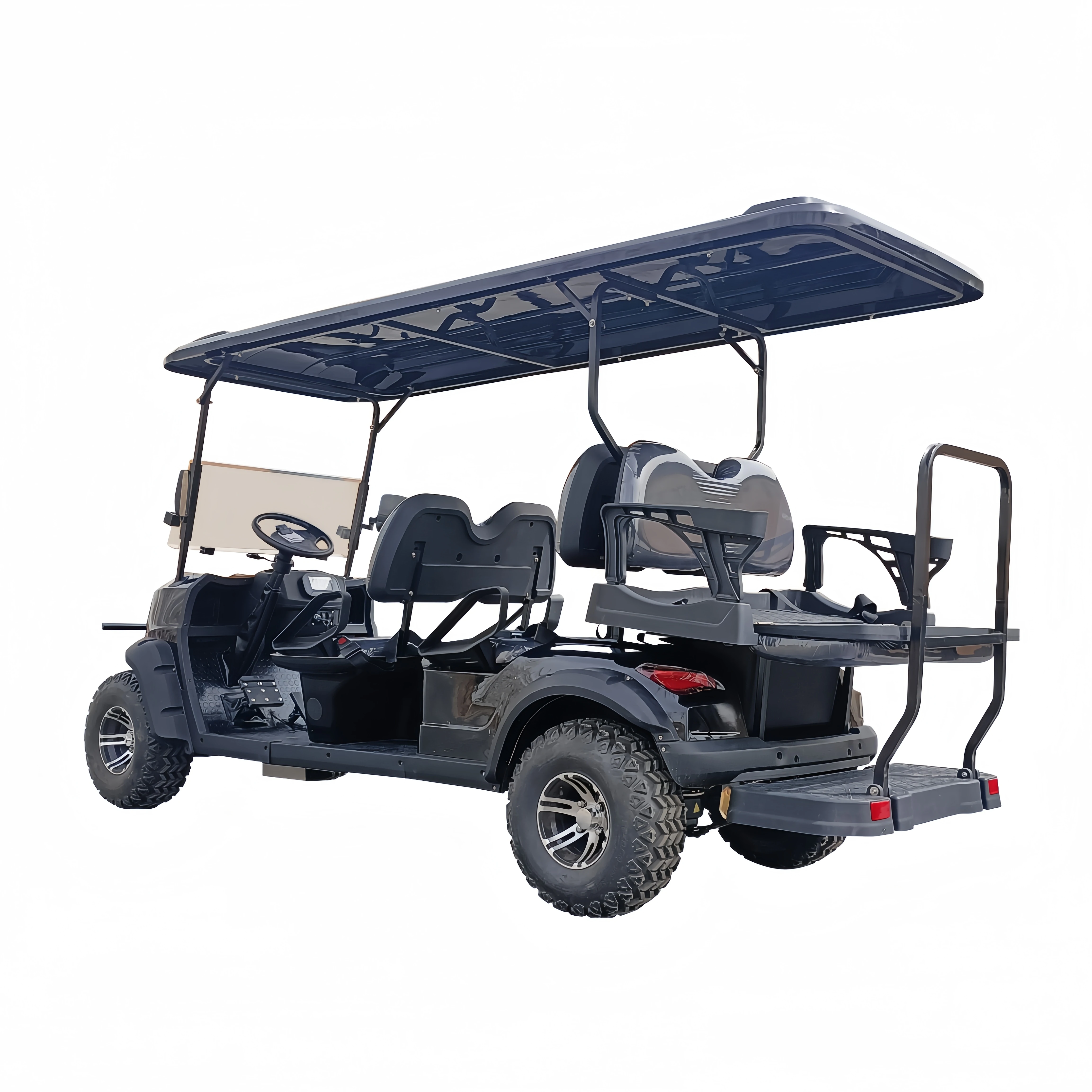 Comfortable Scooter 4 Seater Electric Golf Cart 72V Lithium Battery 2 Seater Golf Carts for The Disabled