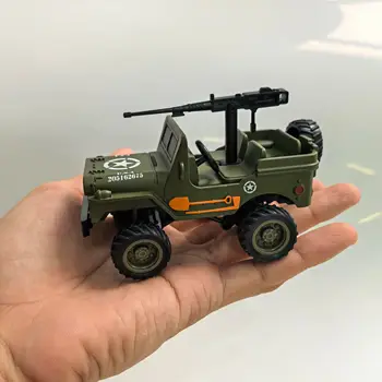 Auto RC in Lega 2.4G con Luci, Mini Modello Willis, Crawler RC da Scrivania Q246, Veicolo Telecomandato, Modellino Giocattolo, Regalo