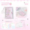 Bview Art Three colors available Korean students loose-leaf large capacity storage 1