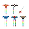 Fishing Rod Dynamic Wing Kites for Garden Funny Dynamic Bird Kites Party Supply 1