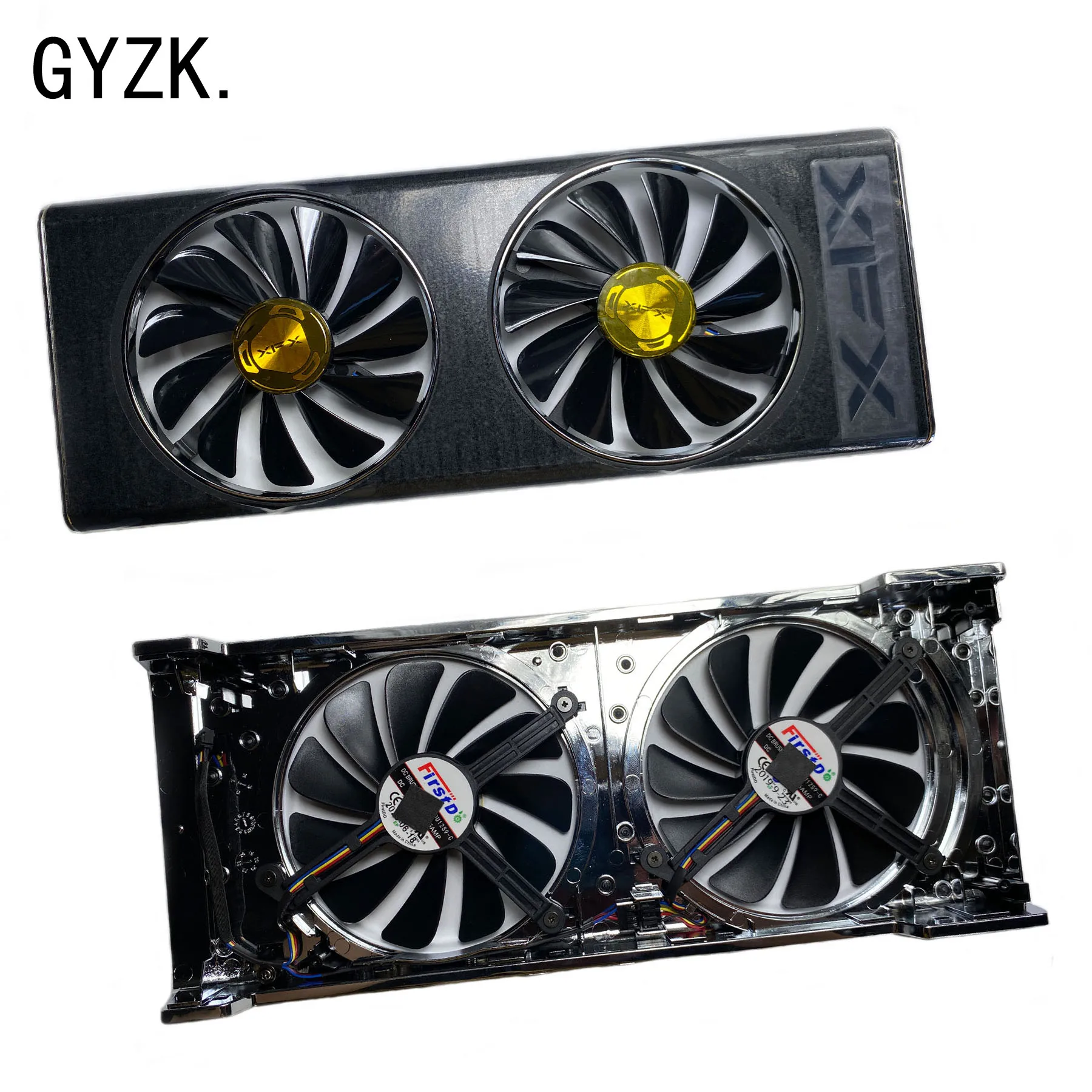 Graphics card radiator fan For XFX Radeon RX5700XT 5700 8GB THICC II ...