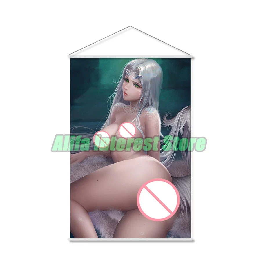 

Crossbreed Priscilla Anime Wall Scroll Hanging Poster Home Decor Painting