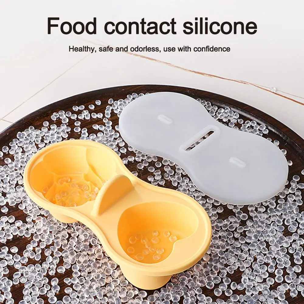 Silicone Heart Shaped Egg Cooker Steamer Kitchen Tool