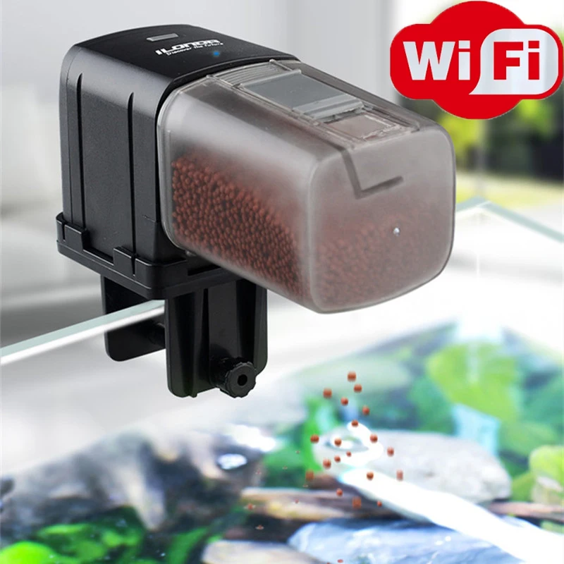 WiFiRemoteControlFishFeederSmartFishTankFeedingForHoliday