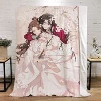 Blankets for Decorative Sofa Blanket King Size Heaven Officials Blessing Cobija Cute Throw Blanket Fluffy Plaid Home Interior 1
