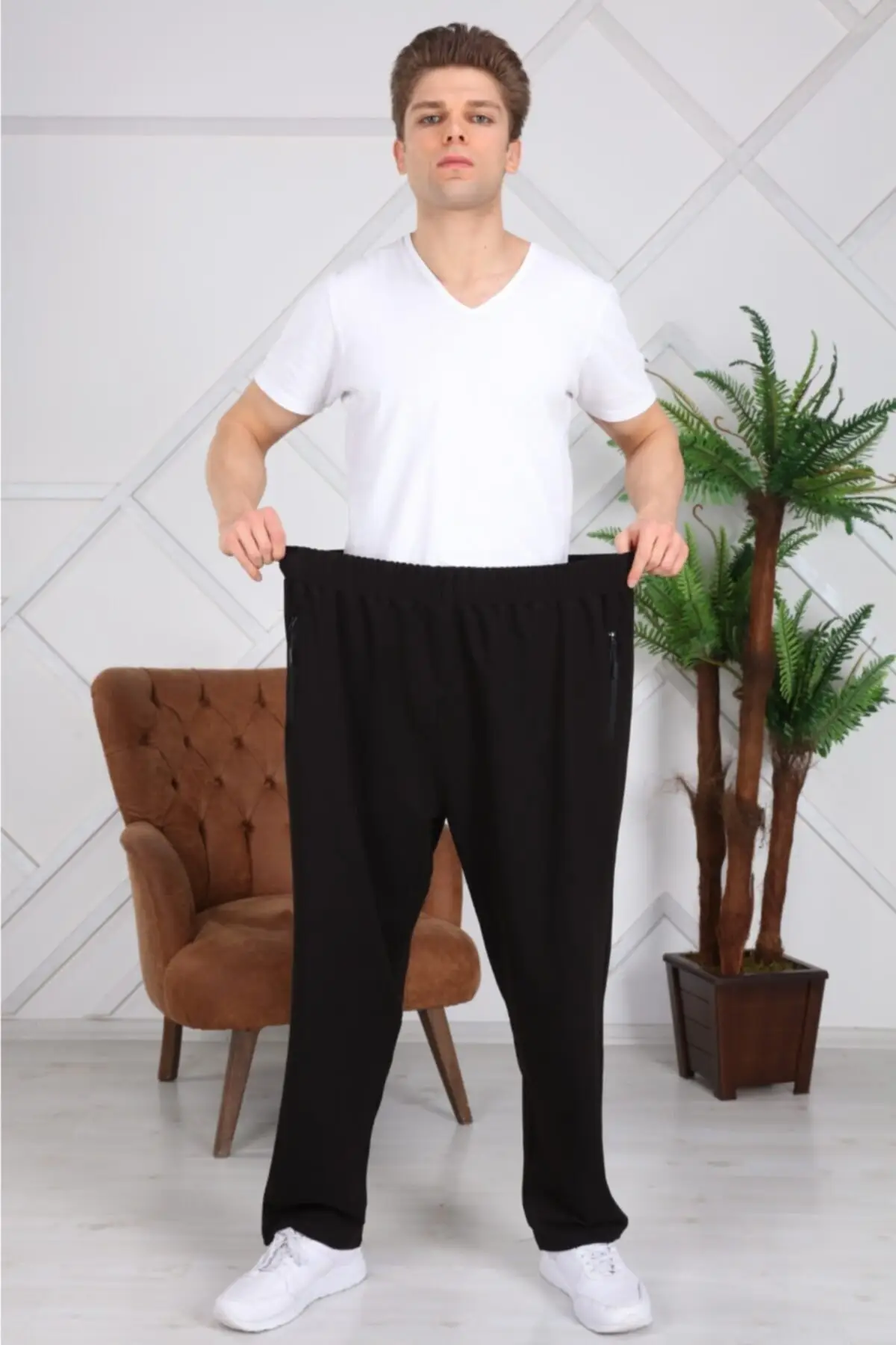 Big Size Sweatpants 3XL Black