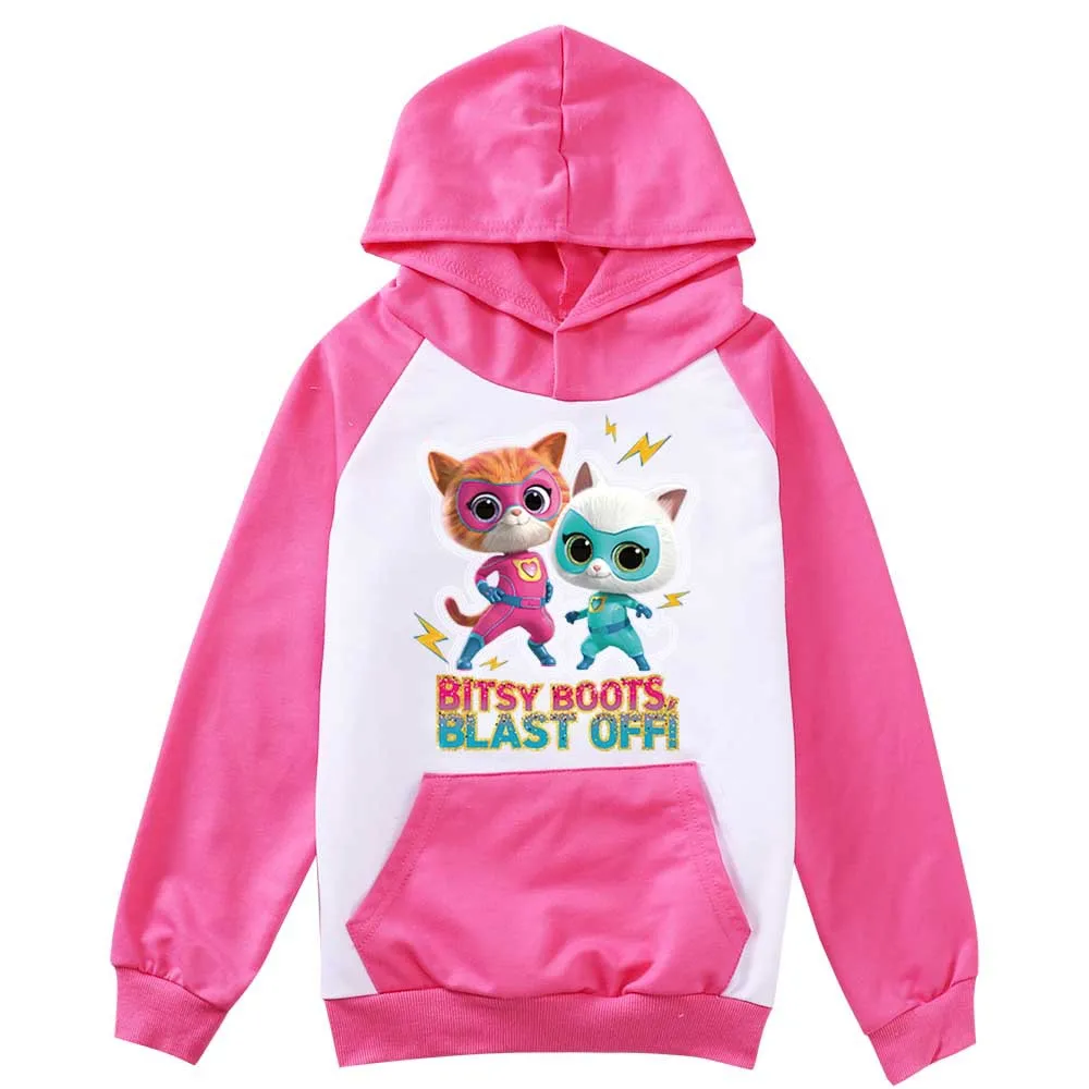 

SuperKitties, детская одежда, 3D печатная мультяшная толстовка с капюшоном, детский пуловер, женская одежда