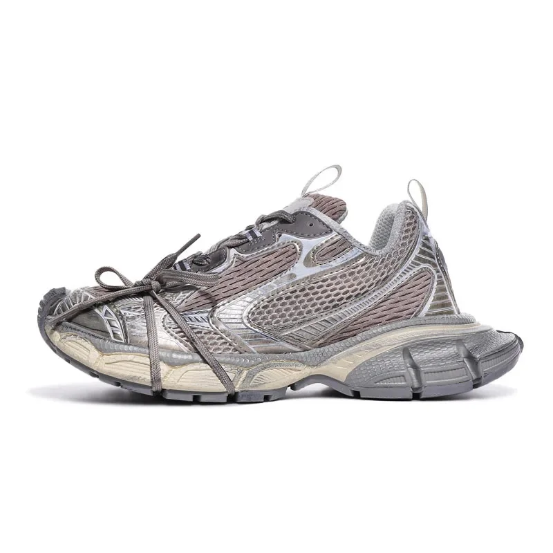 Real Store Quality Paris Ten Generation 3XL Dad Shoes Men's Retro Worn Casual Shoes Women Breathable Rubber Bottom Unisex