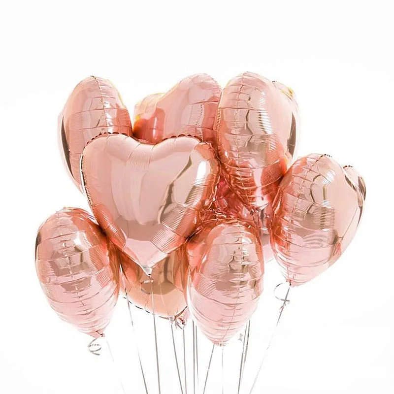 Palloncini Labbra Rosse 70 Cm - 6 Pezzi In Foglio Metallizzato Per San Valentino E Feste