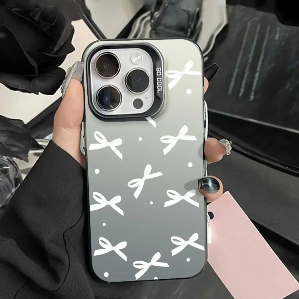 Butterfly Knot Silver IMD Phone Case Cover