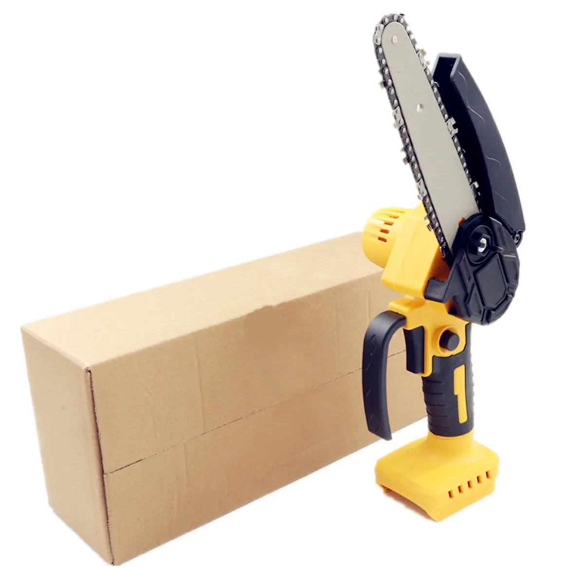 Fit For DeWALT 18V 20V Battery Cordless Chainsaw Mini Electric Chain Saw 6 Inch Woodworking Garden Logging Power Tools 6