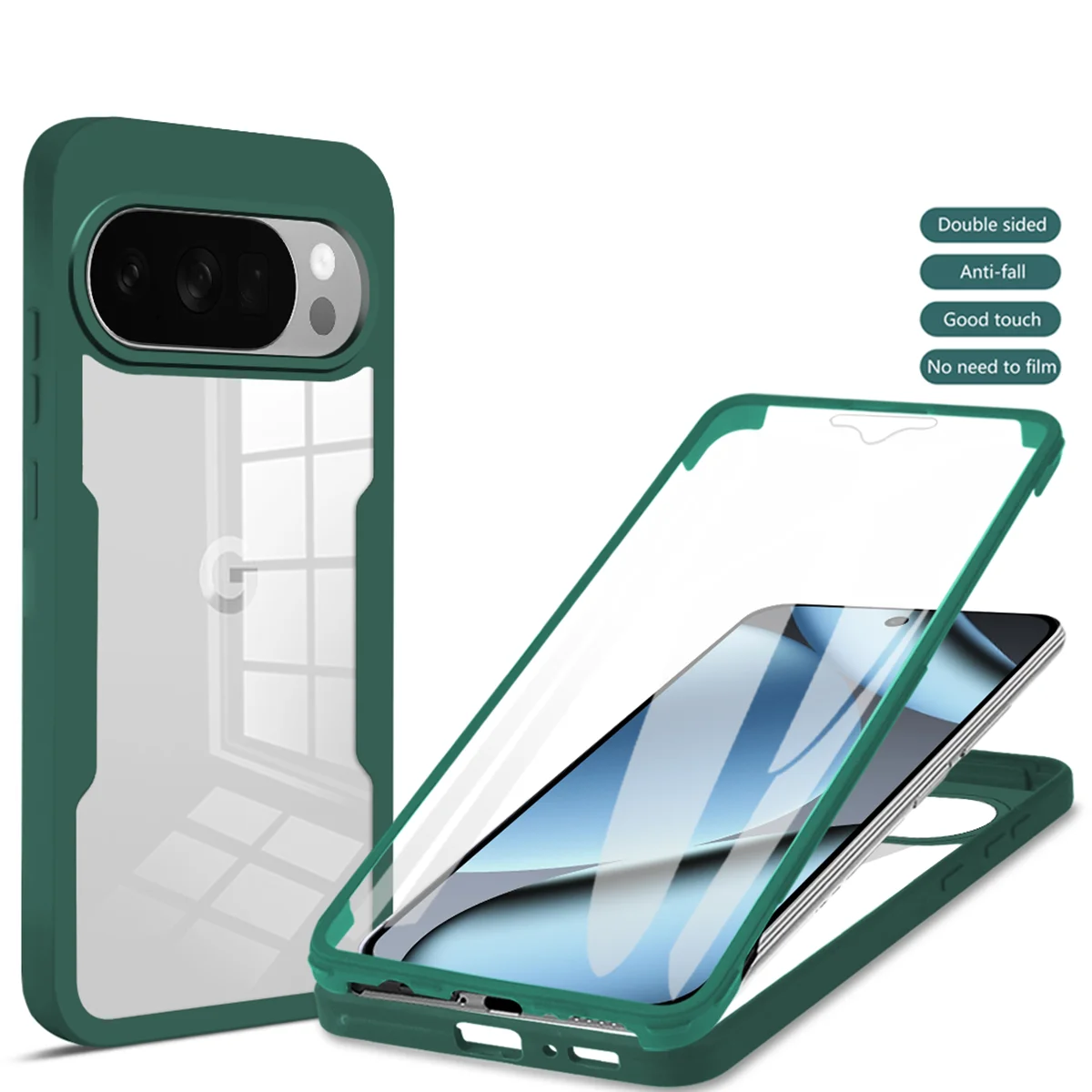Enhanced Protective 360 Double-Sided Phone Case Cover