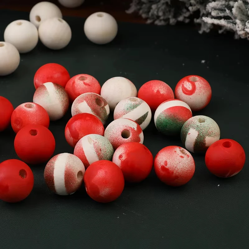Natural Wood Beads 8-22mm Round Spacer Beads 30-500Pcs Loose for Jewelry Making DIY Crafts Handmade Accessories