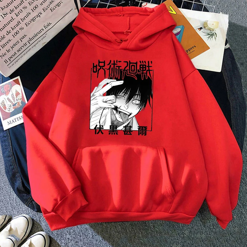 Women'S Winter Autumn Fashion Hooded Casual Long Sleeve Anime Fushiguro Toji Hoodies Sweatshirts Loose Pullover - Image 6