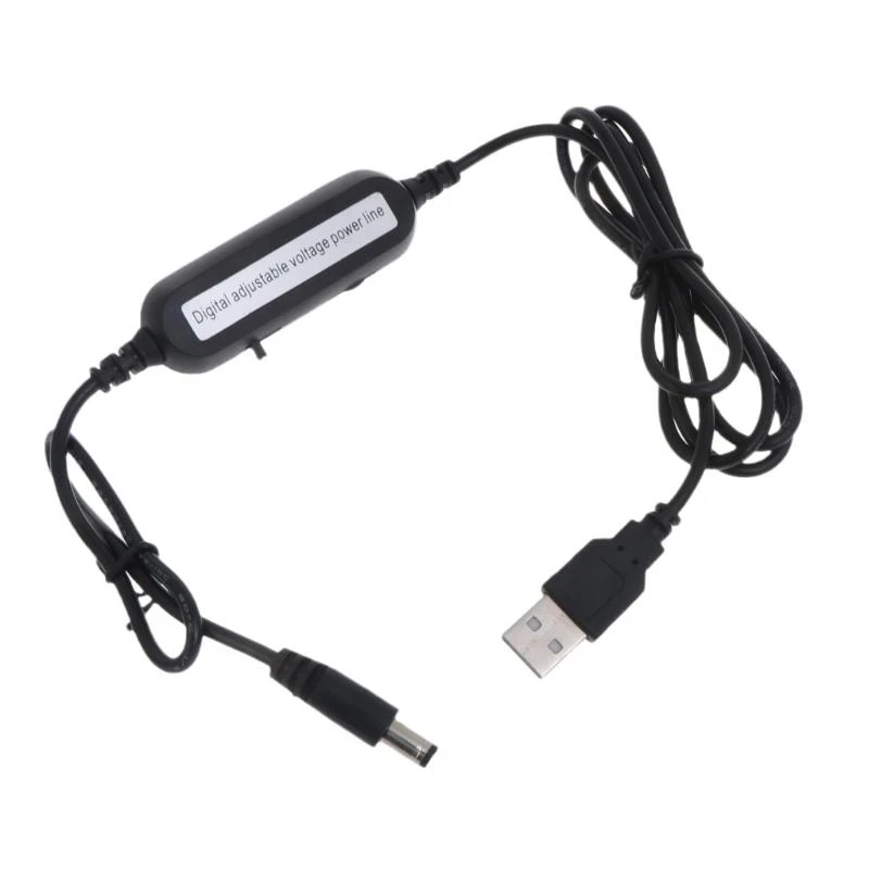 USB Charging Cable Y1AE 5V to 1.5V-12V 5.5x2.1mm Step Up Boost Converters voltages Power Supply for Toy Games LED Lamp