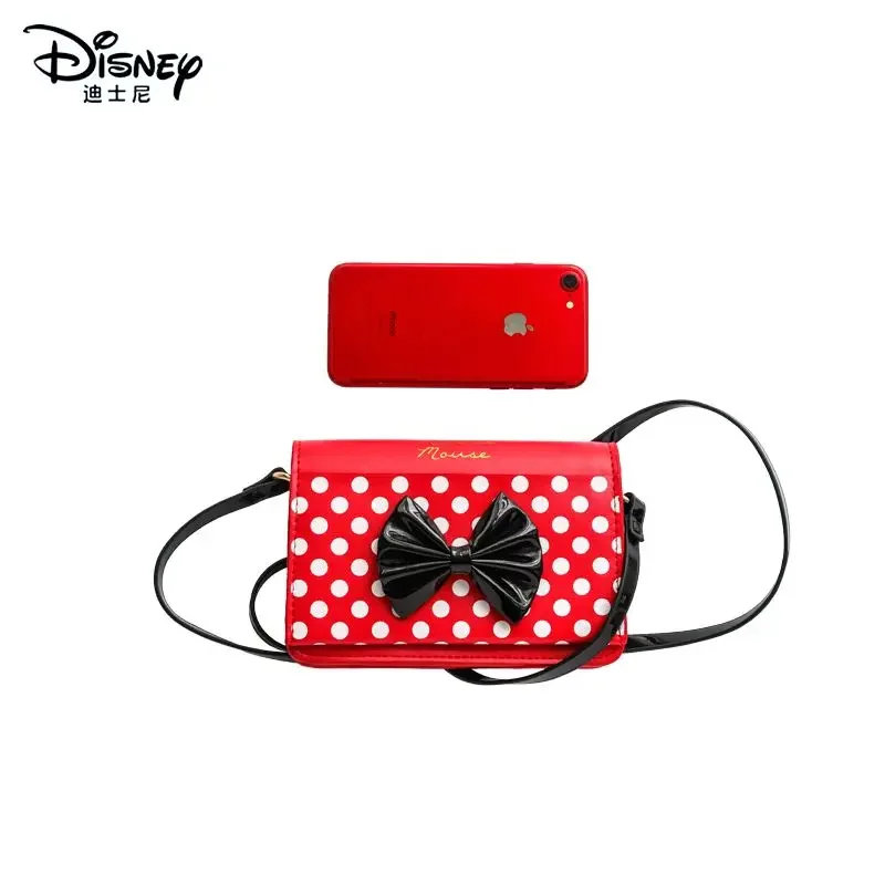 

Disney Minnie New Cartoon Shoulder Bags Fashion Large Capacity Short Environmental Storage Bag