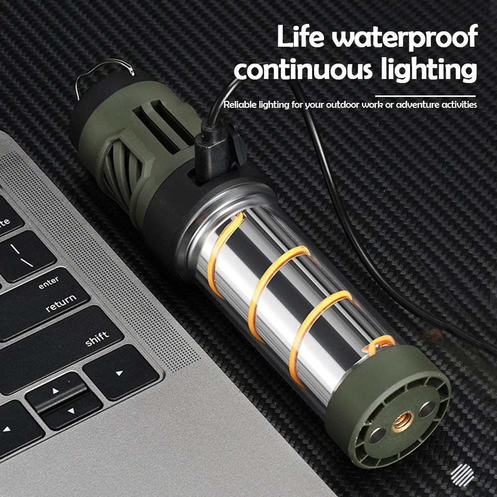 Portable Mosquito Repellent Light Tiny Repel LED Camping Lamp Tent Lantern Flashlight Magnet USB Charging With Triangle Bracket