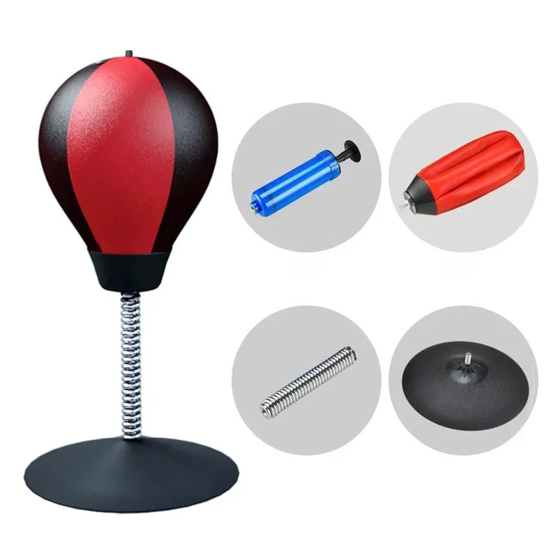 PU Desktop Boxing Ball Stress Relief Fighting Speed Reflex Training Punch Ball Muay Tai MMA Exercise Family Sports Equipment