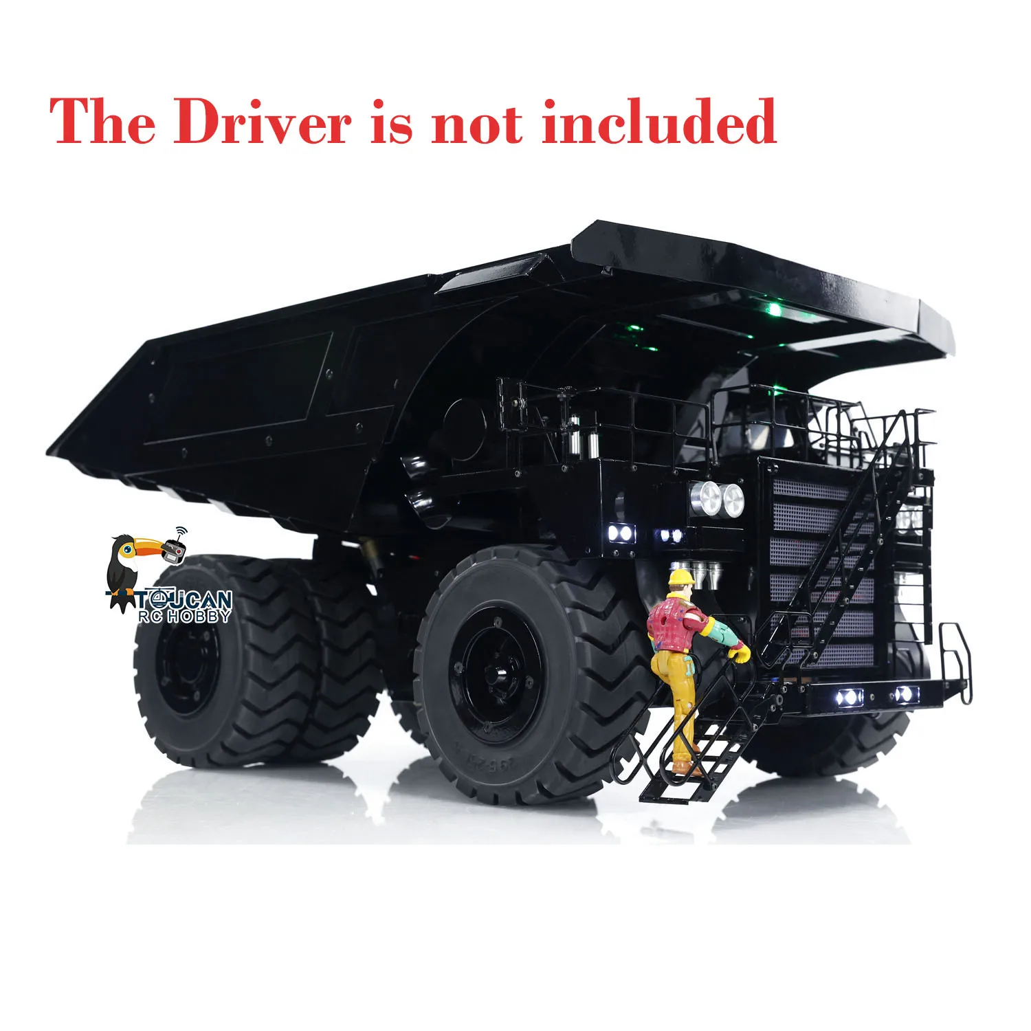 Toys 1:20 RC Hydraulic Mining Truck 793D Metal Painted Finished Remote Control Dump Tipper Cars Vehicle Model for Boys TH24169 2