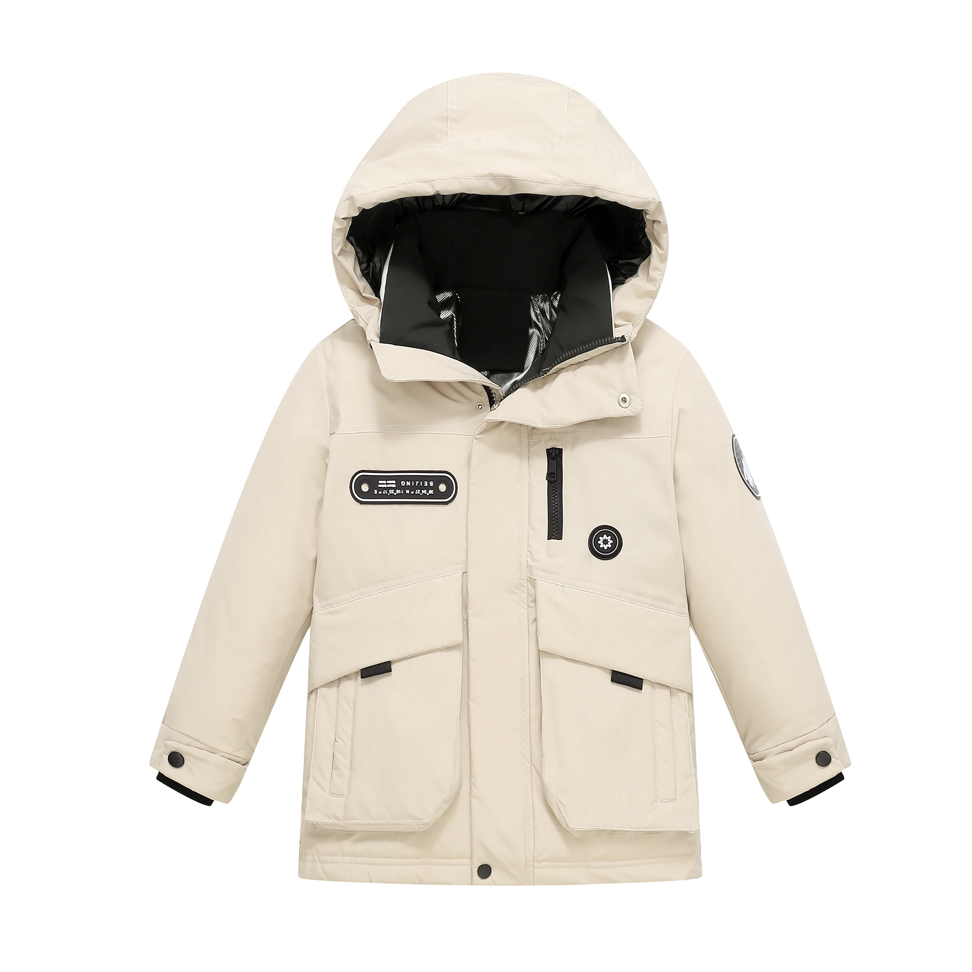 -30 Degree 2025 Russian Winter Children Down Jacket For Boy Thick Warm Waterproof Teenage Boy Outwear Coat 5-16 Years Kids Parka 5