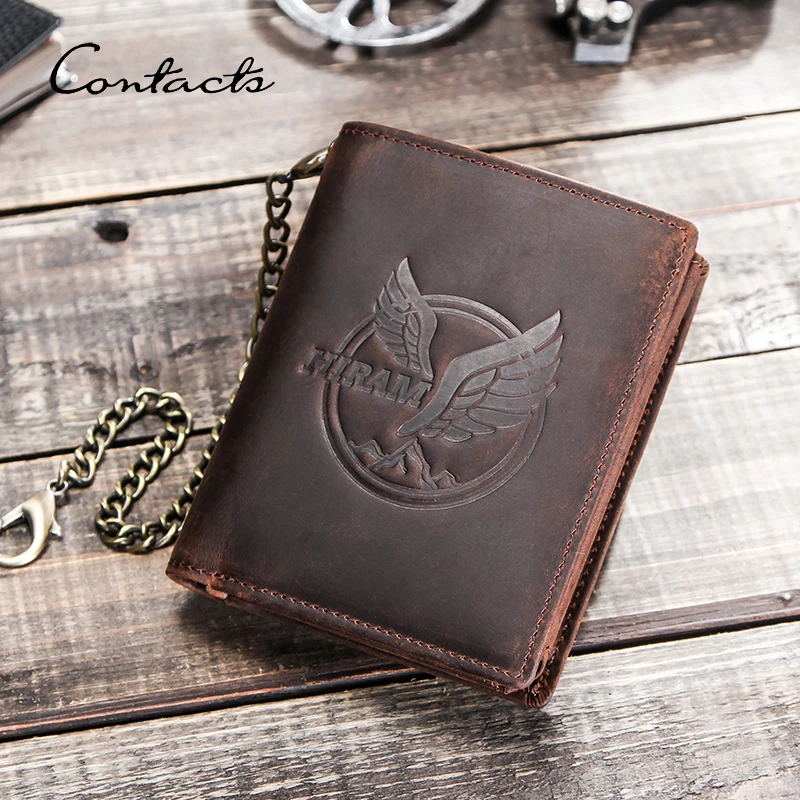 CONTACT S Genuine Leather Wallets for Men Short Trifold Coin Purses contact-s-genuine-leather-wallets-for-men-short-trifold-coin-purses