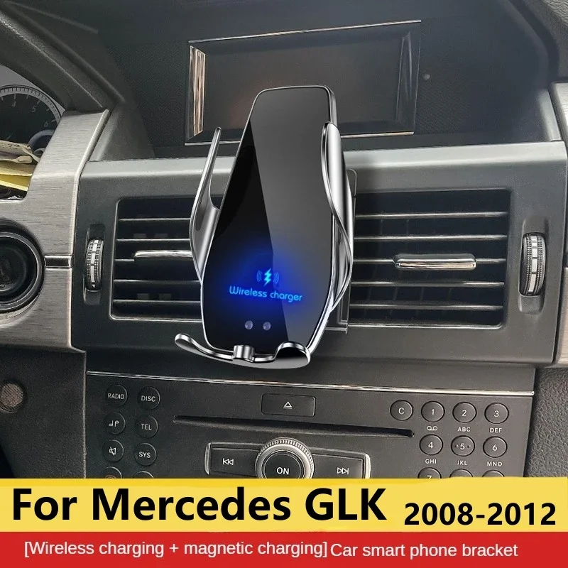 

2008-2012 For Mercedes Benz X204 GLK Phone Holder Wireless Charger GLK300 GLK260 GLK350 Car Mount Navigation Bracket GPS Support