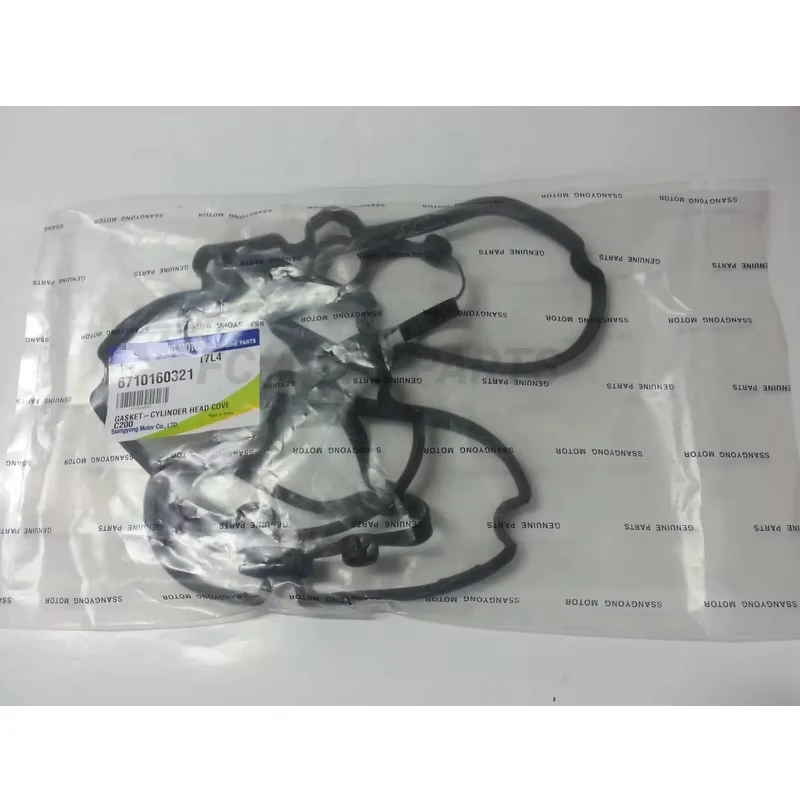 4 Cylinder Head Cover Gasket For Ssangyong D20r D22r 67101-60321 6710160321