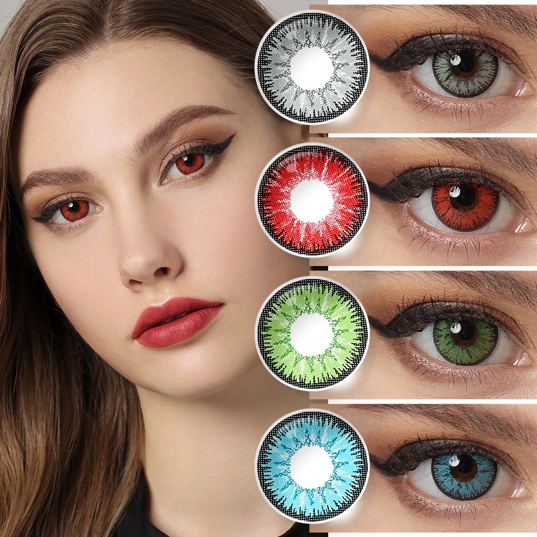 Magister Color Contact Lenses For Eyes Anime Cosplay Lenses 2pcs Green