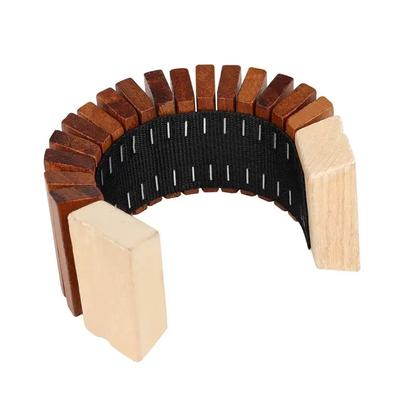 1Pc Orff Percussion Instrument Tooth Wood Castanets Wooden Children Music Early Education Instrument Tooth Wood Castanets
