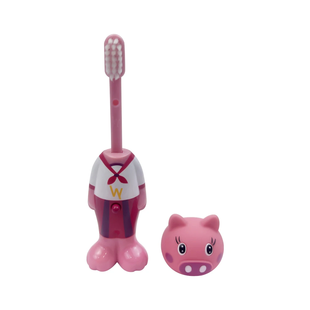 5-Piece Cute Cartoon Soft Bristle Toothbrush Set