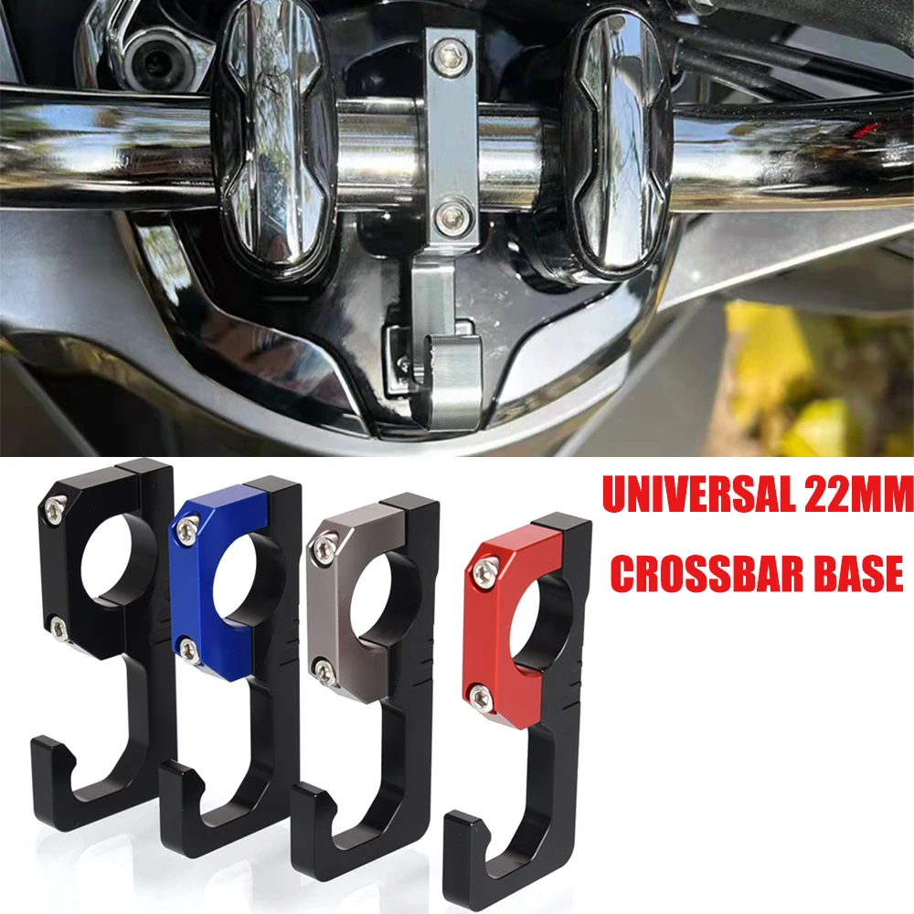 Universal 22Mm Crossbar Base Helmet Hook Luggage Bag Hook Holder Hanger Hooks Motorbike Scooter Helmet Bags Gadget Glove Hooks